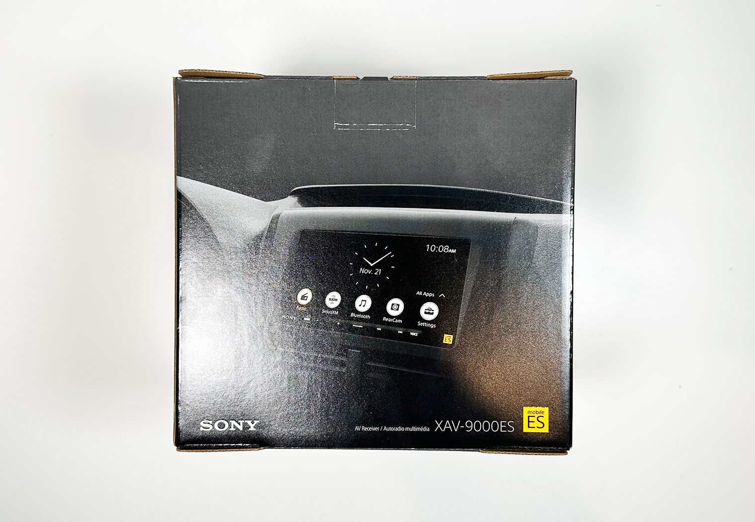Sony XAV-9000ES packaging rear
