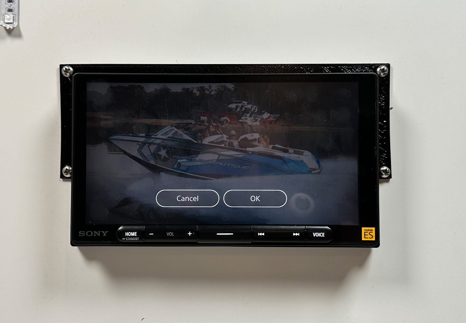 Sony XAV-9000ES custom background image confirm