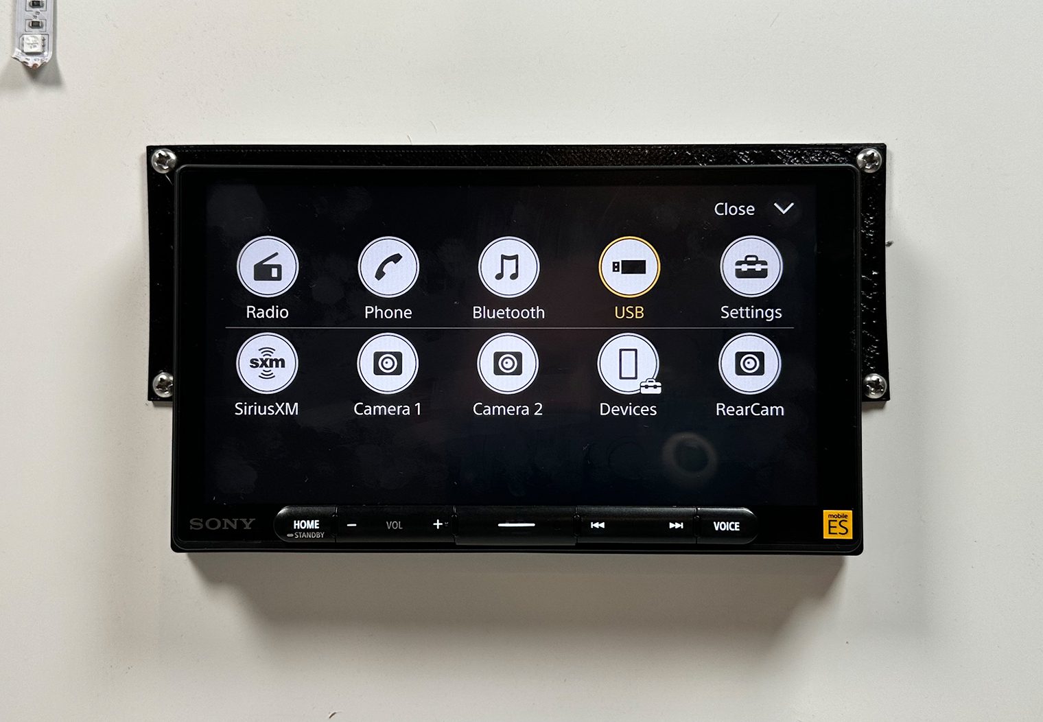 Sony XAV-9000ES customized homescreen apps