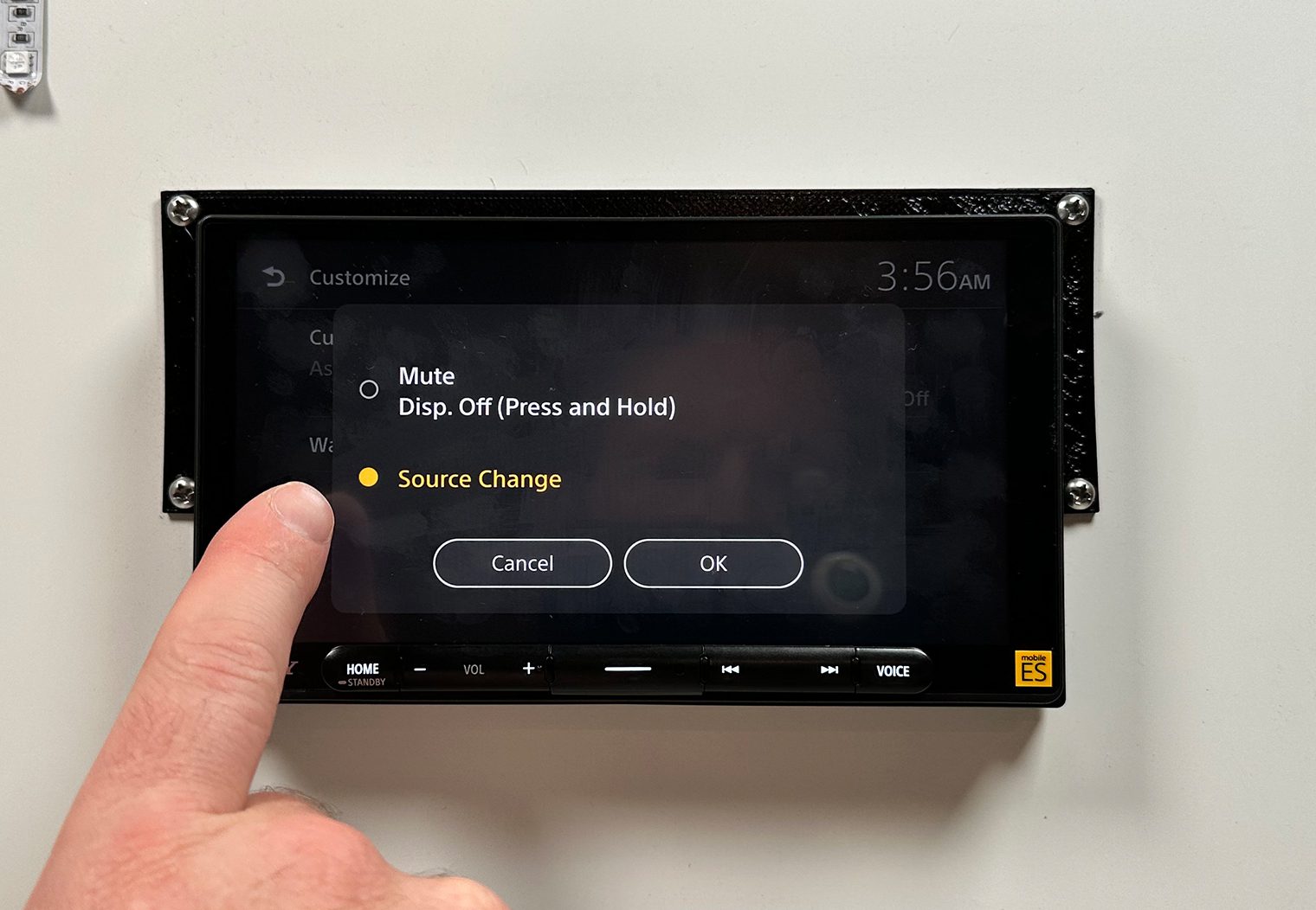 Sony XAV-9000ES custom button key settings