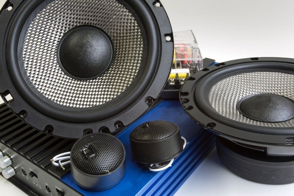 car speakers, tweaters and amplifier for upgrading car stereo