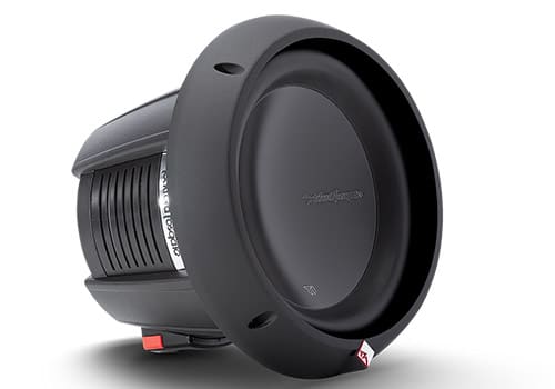 Rockford Fosgate T1D210 front angle view for best car subwoofers page