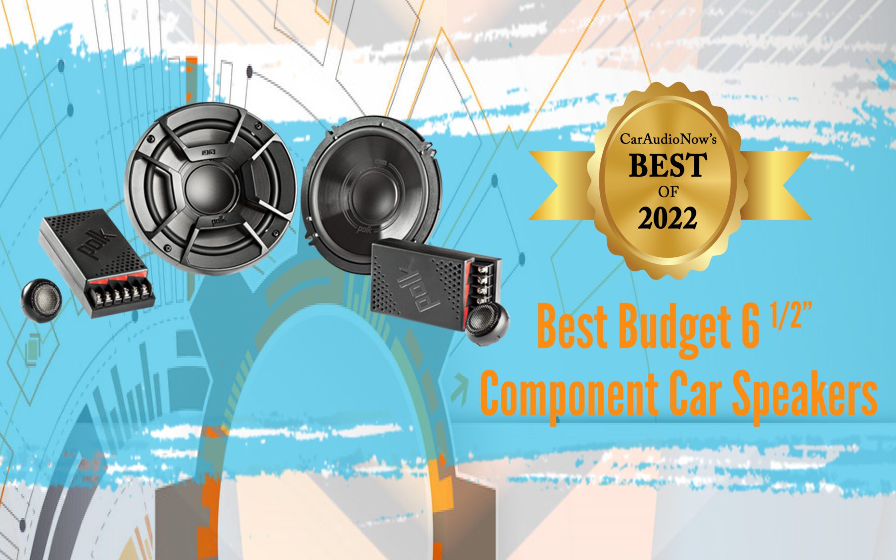 Budget 6.5″ Component Car Speakers 