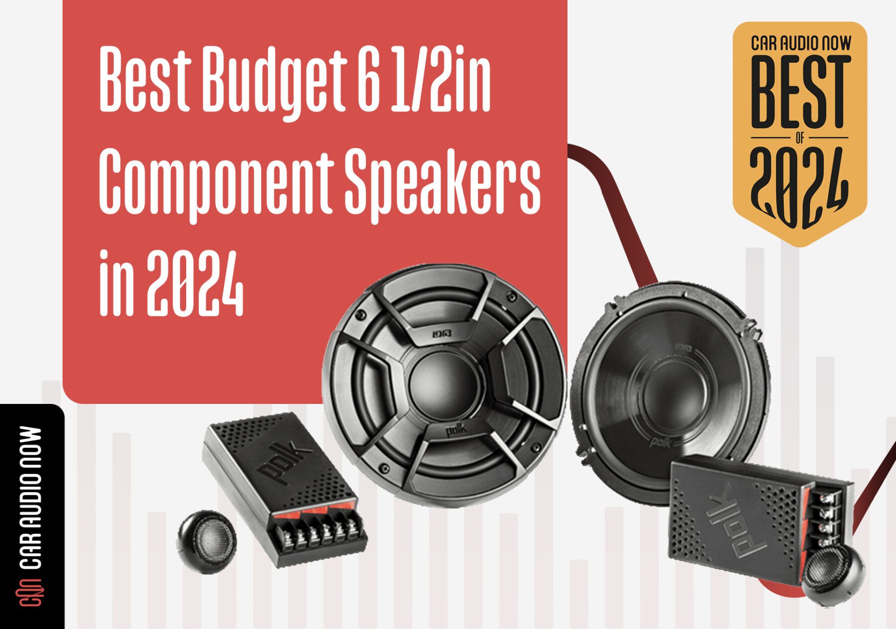 Best Budget 6.5 inch Component Car Speakers 2024 Hero