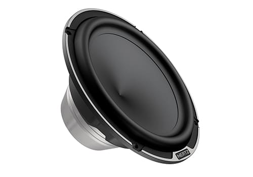 Hertz ML 1600 angle view of woofer