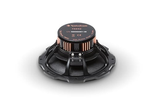 Rockford Fosgate T5652-S back view of casing and magnet