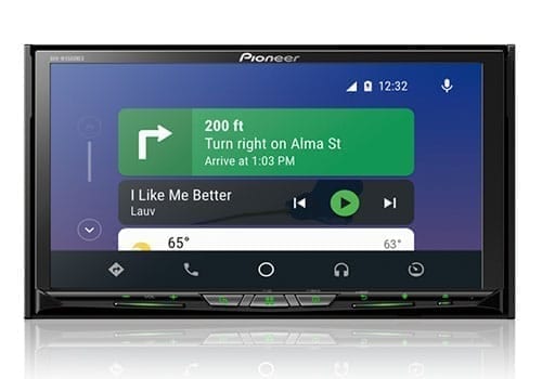 Pioneer AVH-W4500NEX navigation on screen