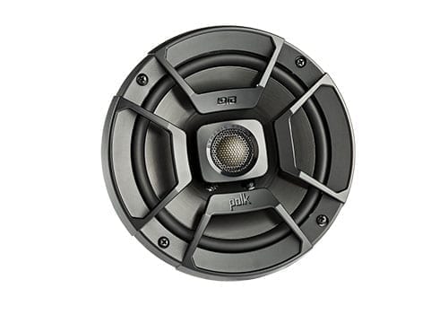 Polk Audio DB652 front view of woofer and tweeter with grille