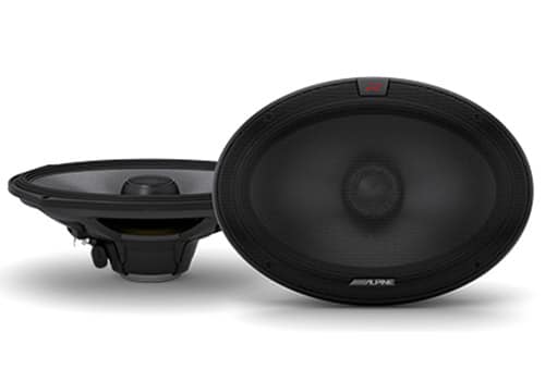 Alpine R-S69-2 Best 6x9 speaker with and without grille