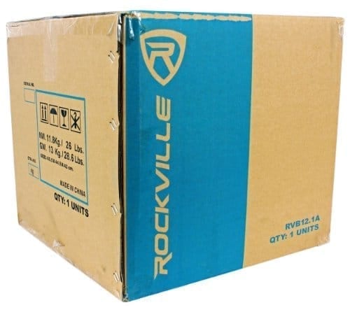 Rockville RVB12.1A 12" 500W Active Powered Car Subwoofer+Sub Enclosure Box