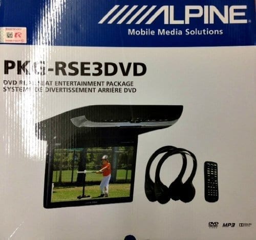 Alpine PKG-RSE3DVD 10.2 Monitor with Built-in DVD