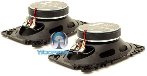 DCX 460.3 Hertz 4 x 6 Inch 2-Way 80W RMS DIECI Series Coaxial Speakers