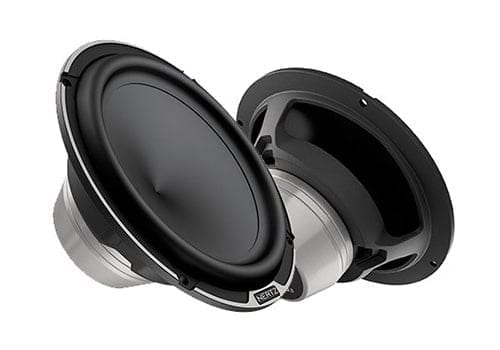 Hertz ML 1600 woofer angle and back view