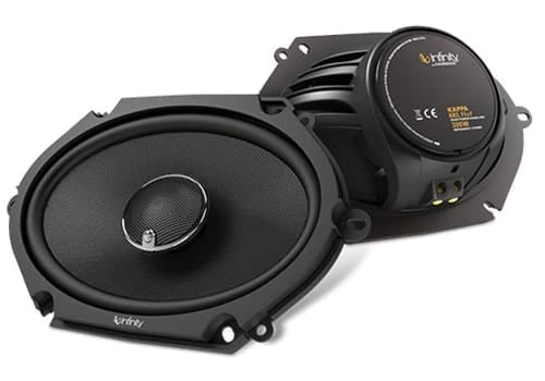 Infinity KAPPA 682.11CF front and rear view of speakers