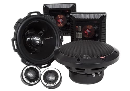 Rockford Fosgate T2652-S with tweeters, woofers and crossovers
