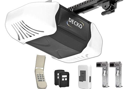 Decko 24300 with opener, remotes, wall mounts, etc