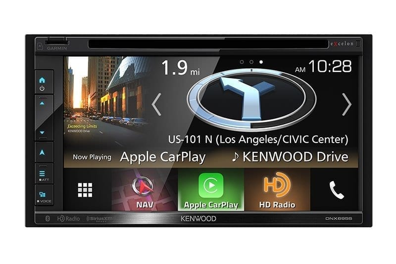 Kenwood DNX695S front view main screen