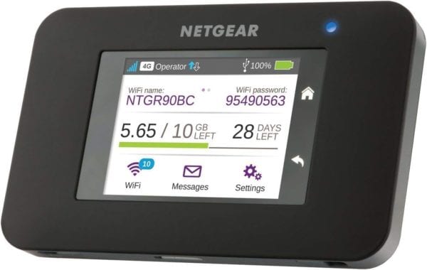 Netgear AirCard 790S Hotspot main image with screen on