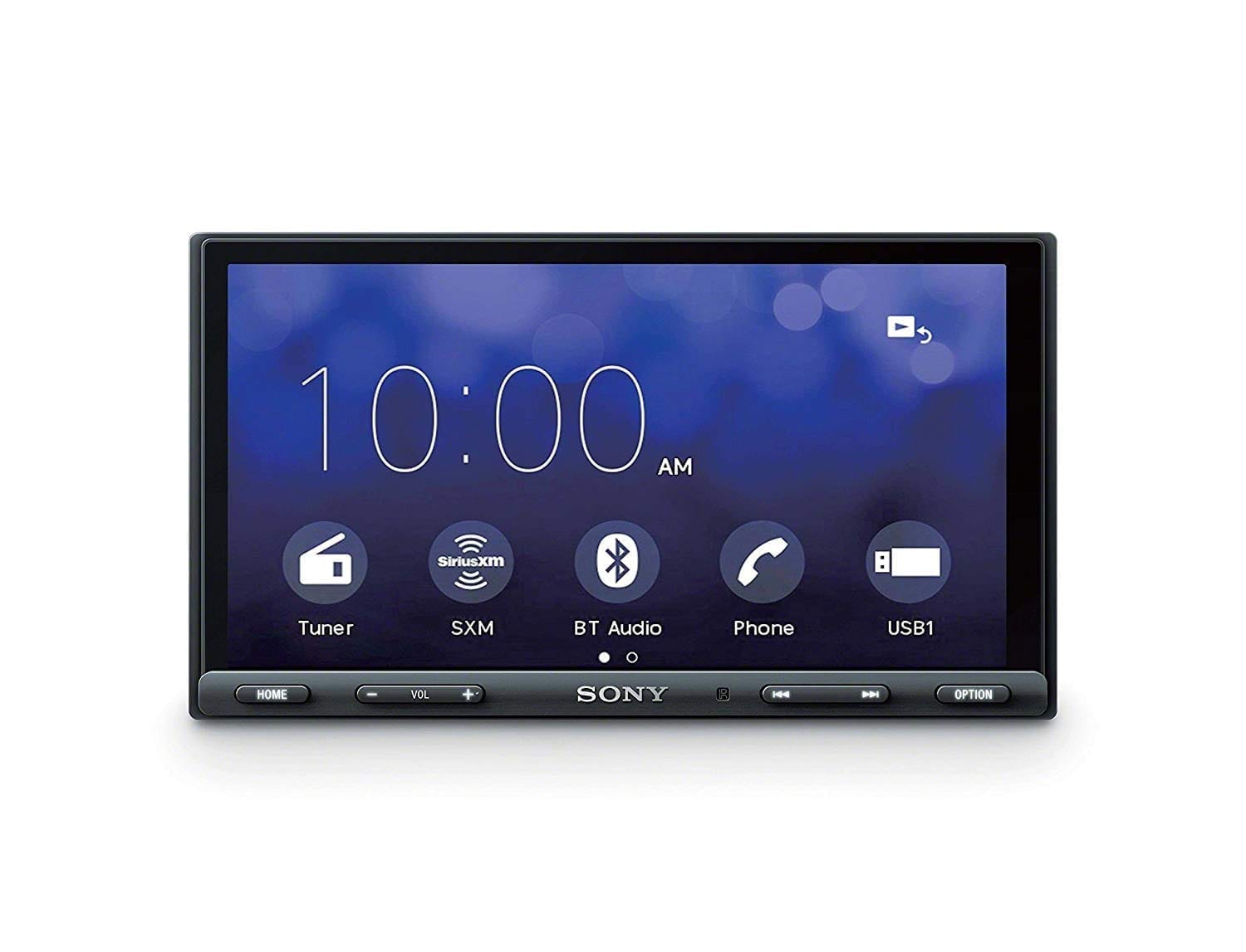 Sony XAV-AX5000 front main screen view