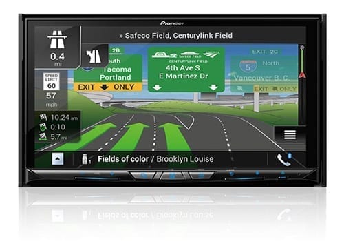 Pioneer AVIC-W8400NEX Front Main with maps GPS