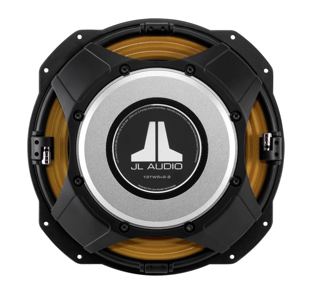 JL Audio 13TW5v2-2 back view of magnet