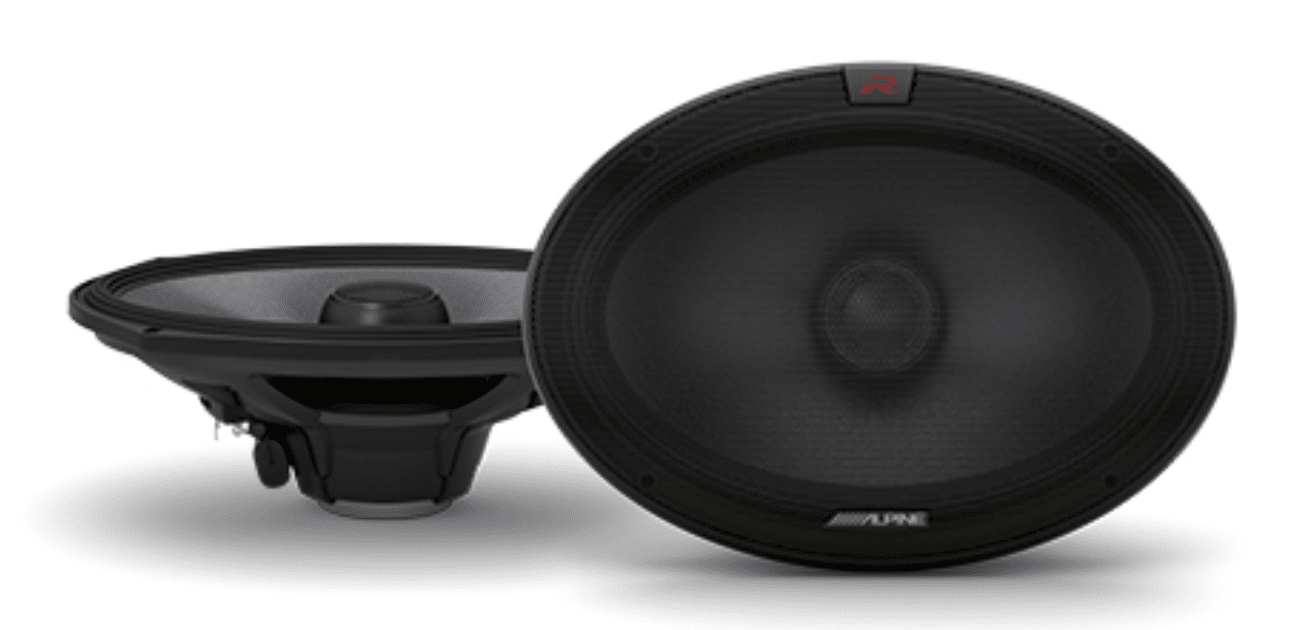 Pair Alpine R-S69.2 R-Series 6x9-inch Coaxial 2-Way Speakers 