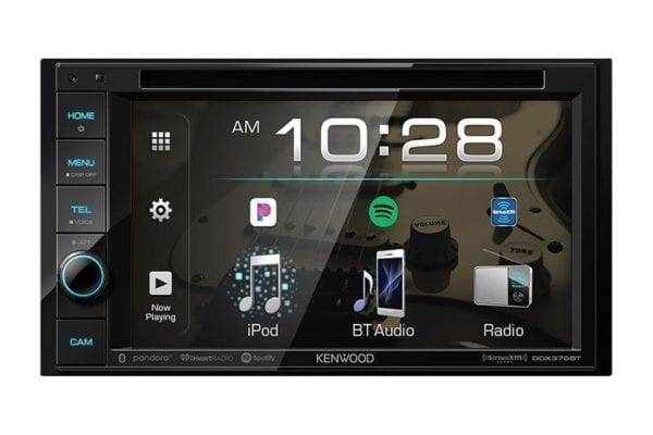 Kenwood DDX376BT with main screen and features