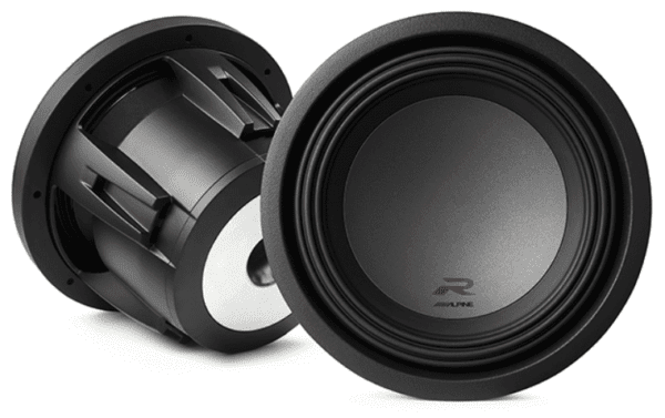 Alpine R-W10D2 10in subwoofer front and back