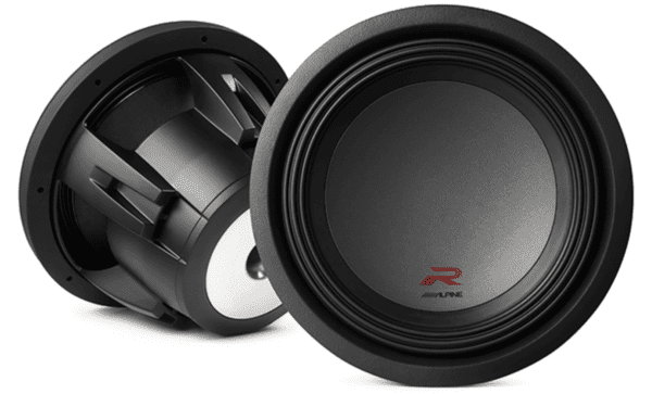 Alpine-R-W12D2 12in Subwoofer front and back