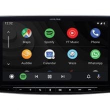 Alpine Halo9 iLX-F309 android auto apps on screen