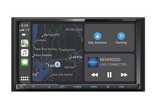 Kenwood DMX-9706S carplay maps view