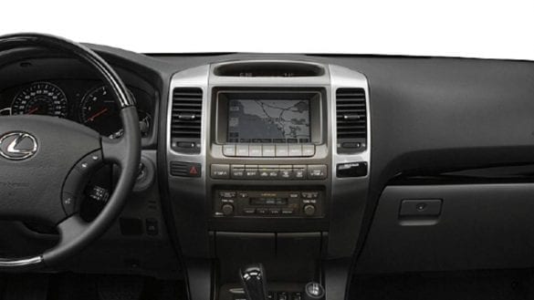 OEM head unit with navigation and climate control built in