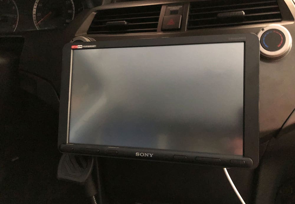2009 Honda Accord with sony radio aftermarket installed
