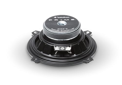 Rockford Fosgate R152-S rear view of magnet and casing