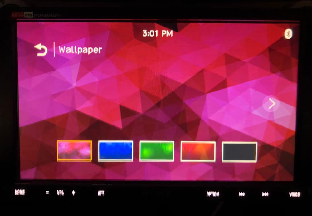 Sony XAV-AX8000 wallpaper purple pink