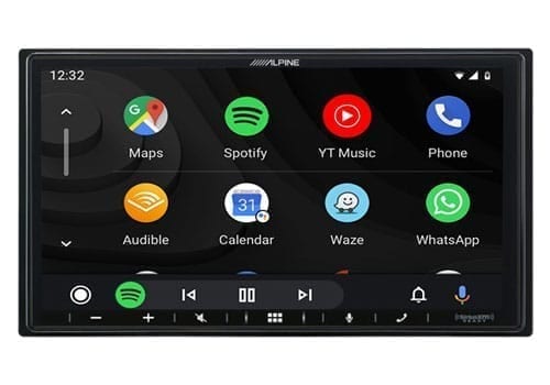 Alpine ILX-W650 with android auto apps on screen