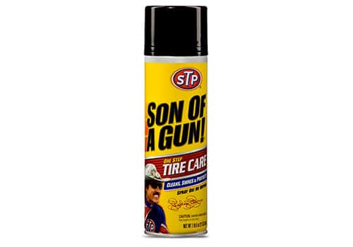 STP Son of a Gun Tire Foam front aerosol can
