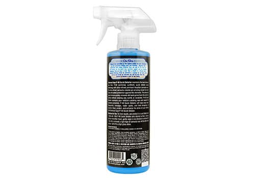 Chemical Guys P40 Detailer Spray label back view