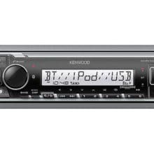 Kenwood KMR-M328BT front view of faceplate
