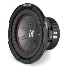 Kicker 43CWR82 front angle view of subwoofer