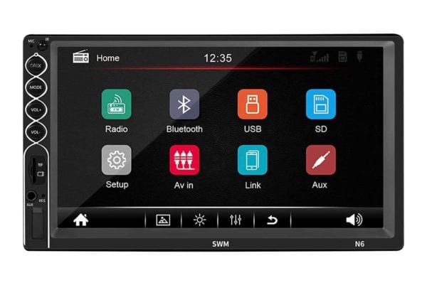 Minye N6 screen with apps