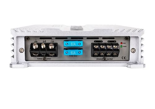 Hifonics BG-1300.1D channels and power inputs with fuse