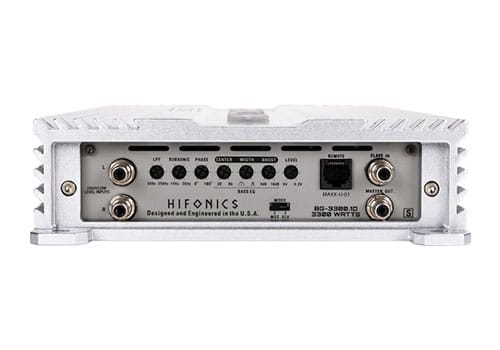 Hifonics BG-3300.1D control panel and rca inputs