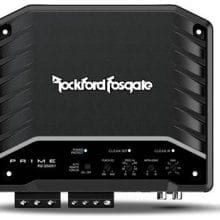 Rockford Fosgate R2-250X1 top view with control panel