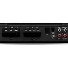 Rockford Fosgate R2-500X1 channels, power and rca closeup panel