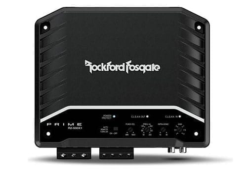 Rockford Fosgate R2-500X1 top view of controls