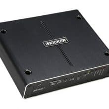 Kicker IQ1000-1 angle view of amplifier