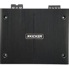 Kicker IQ1000-1 front view of amplifier with logo