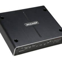 Kicker IQ500-2 angle view of amplifier