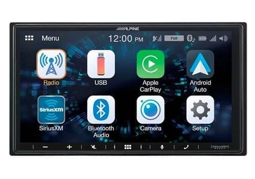iLX-W650 screen with apps